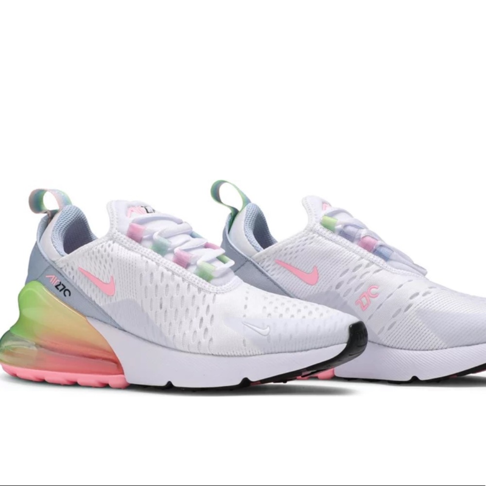 Lightly Worn Kids Nike Airmax 270 ‘White Arctic Punch’